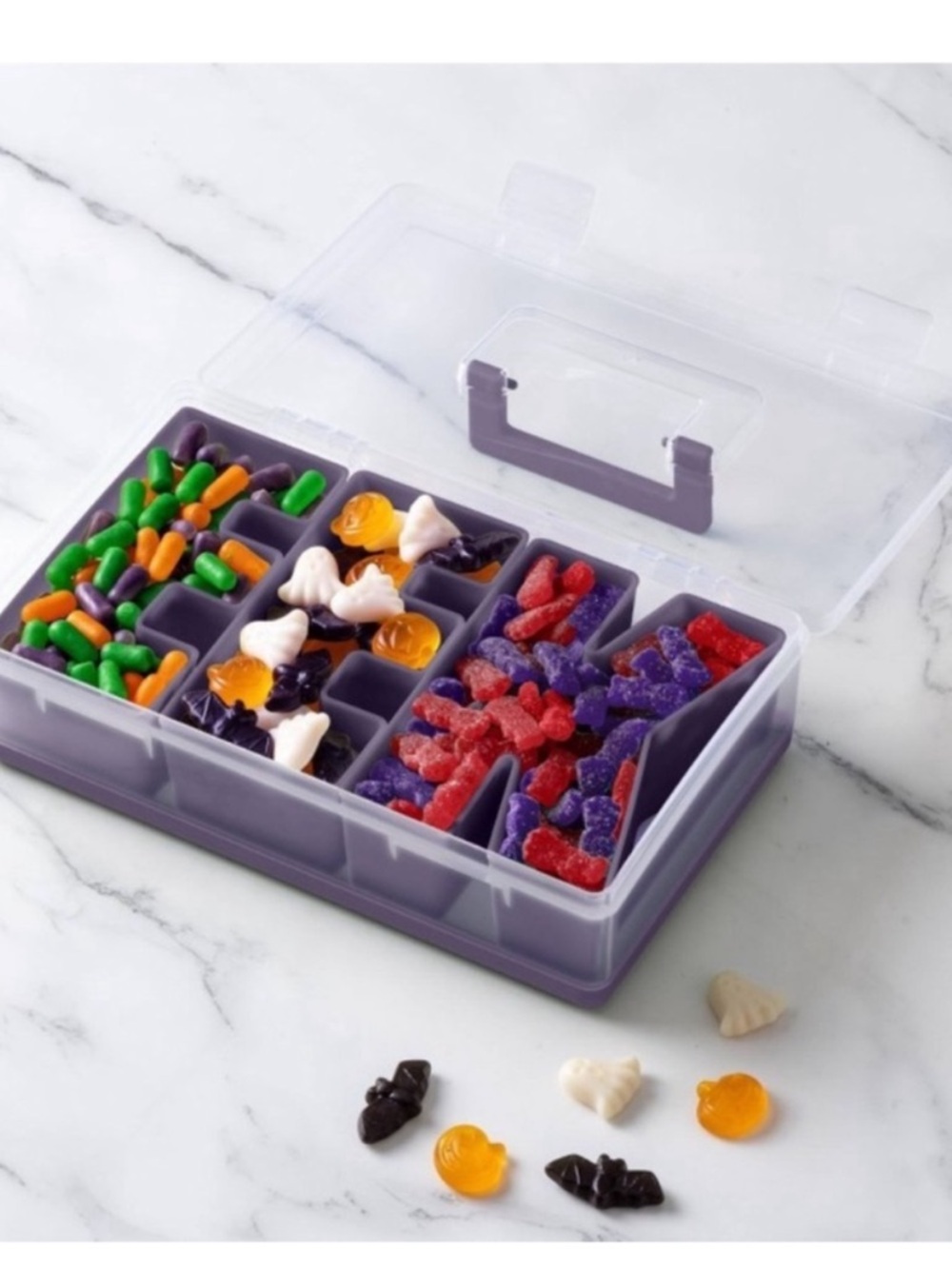 CWC Snack Box with Dividers - EEK Halloween Snackle Box